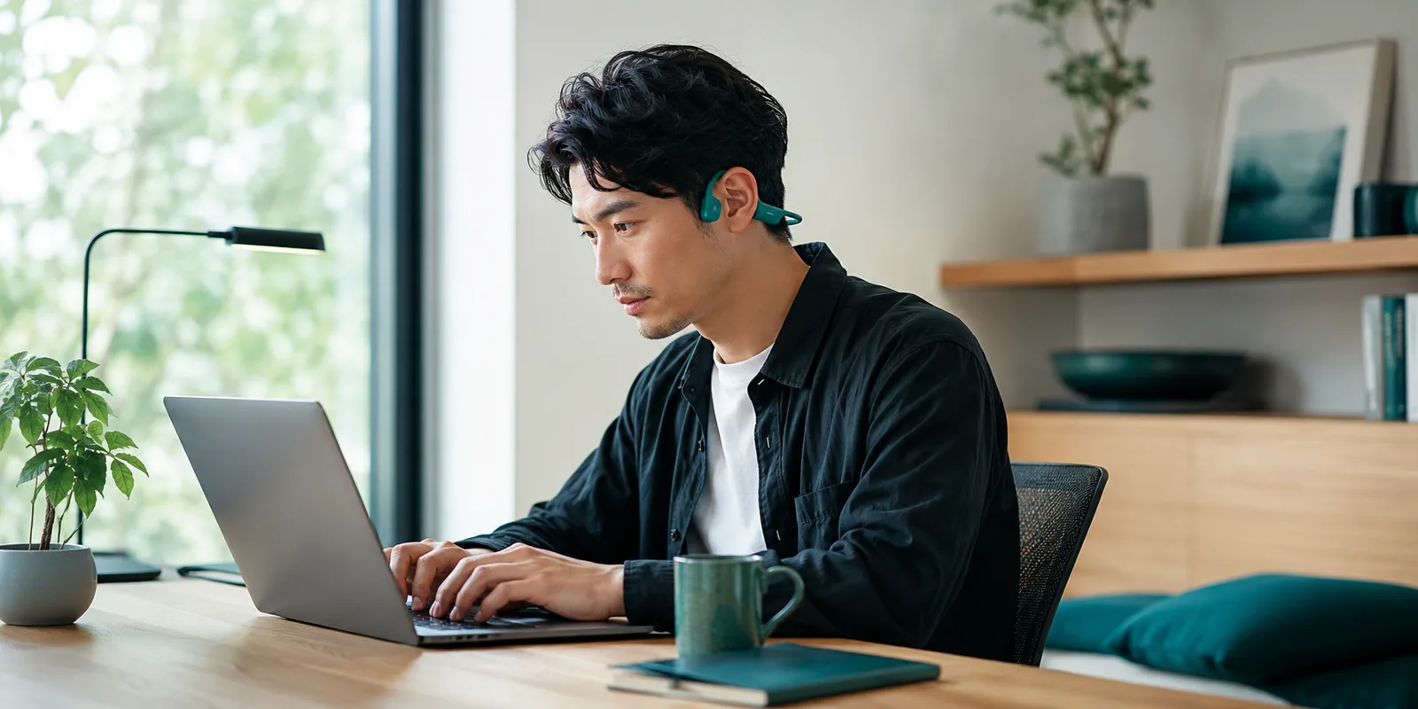 AI生成イメージ: 耳をふさがない快適さ