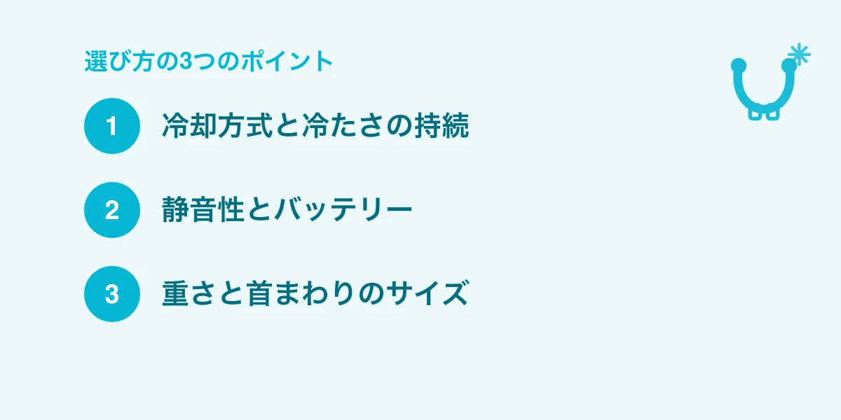 選び方の3つのポイント